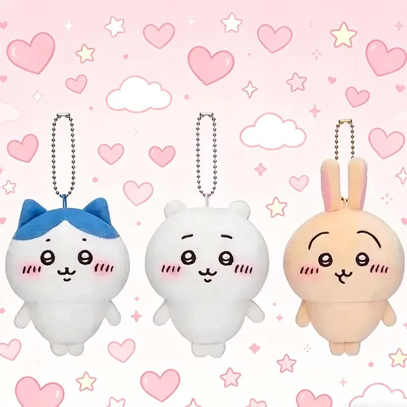 

Мягкий плюшевый брелок Kawaii Chiikawa Usagi, милый аниме-аксессуар для рюкзака, игрушка-подвеска, подарок для детей и девочек