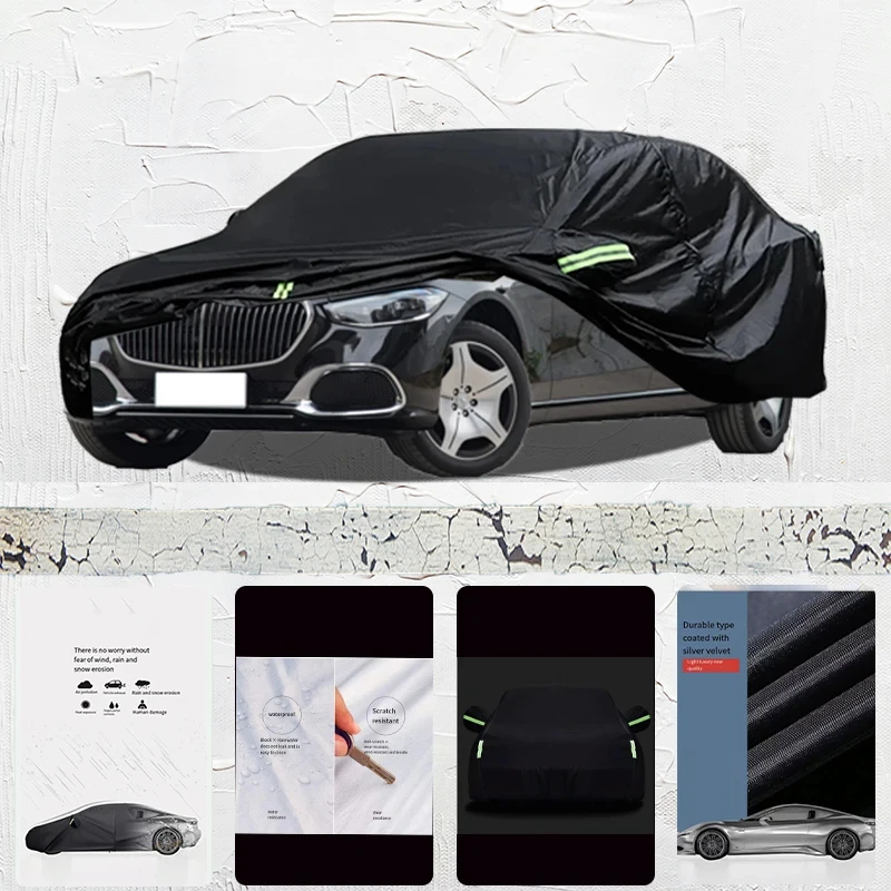 

For Maybach-S-CLASS Auto Anti snow Anti dust Anti-uv Anti peeling paint And Anti Rainwater 210t car cover Car cover protection