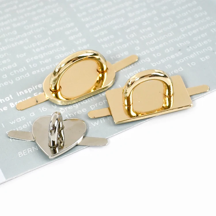4/10Pcs Deepeel Metal Arch Bridge Buckle Bag Straps Connector Clasp for Handbag Purse Side Clip D Ring Hook DIY Crafts Accessory