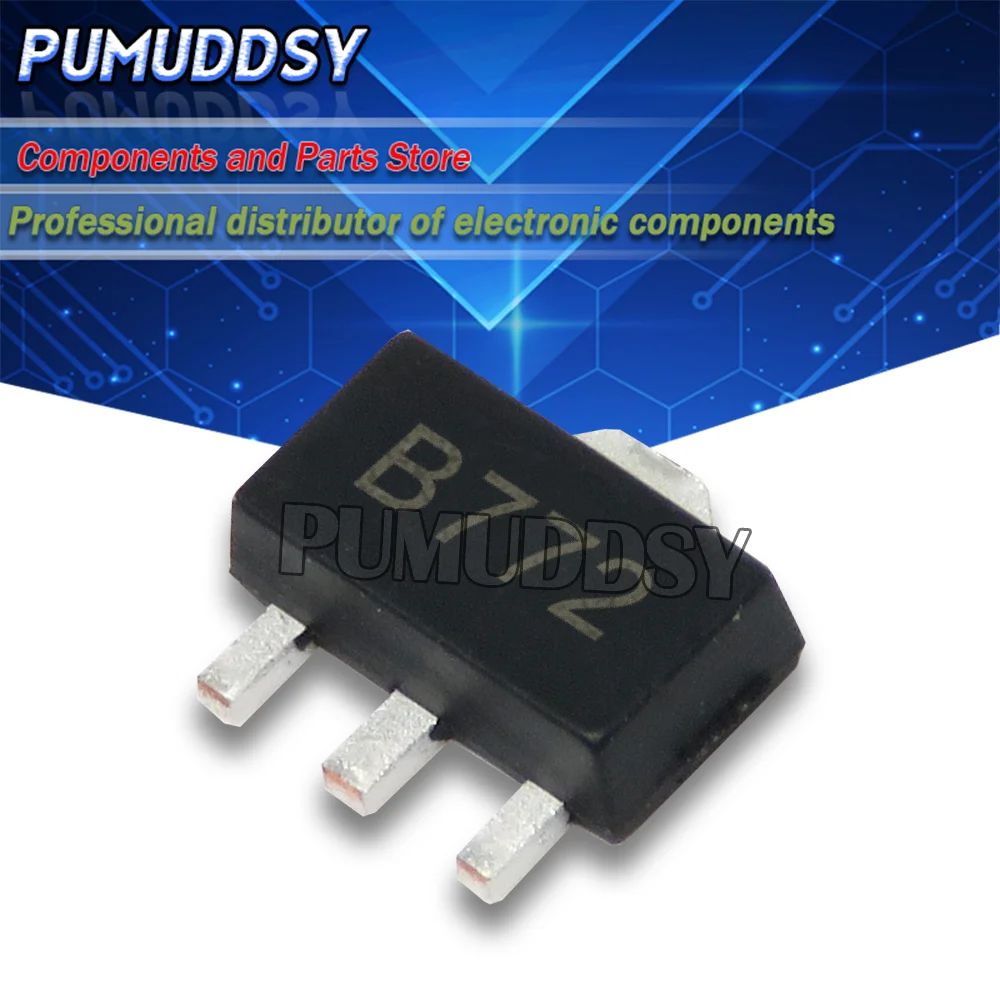 20 SZTUK 2SB772 B772 SMD SOT-89 PNP ŚREDNIOWY TRANZYSTOR nowy i IC