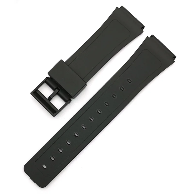 For CASIO Silicone Watch Strap 12 14 16 18 20 22mm Band for W800H SGW400 F91W F84 F105/108 A158/168 AE1200/1300 Resin Bracelet