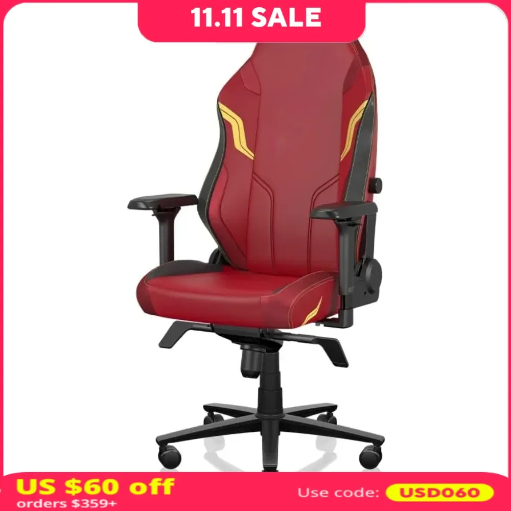 Computer Chair - Reclining, Ergonomic & Comfortable with 4D Armrests, Magnetic Head Pillow & 4-Way Lumbar Support, Gaming Chair