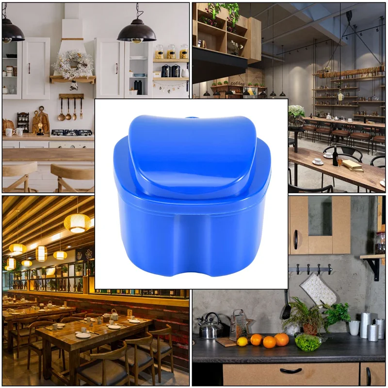 2025 Trend Denture Case, Denture Cup With Strainer, Denture Bath Box False Teeth Storage Box With Basket Net Container Holder Fo