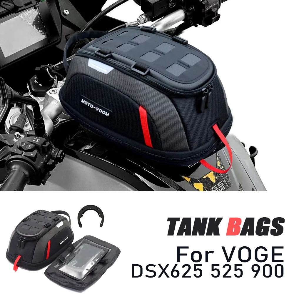 

DSX625 2025 Motorcycle Fuel Bag,Multi Functional Small Fuel Storage Bag, Mobile Navigation Fuel Tank Bag for VOGE 525DS 625DSX