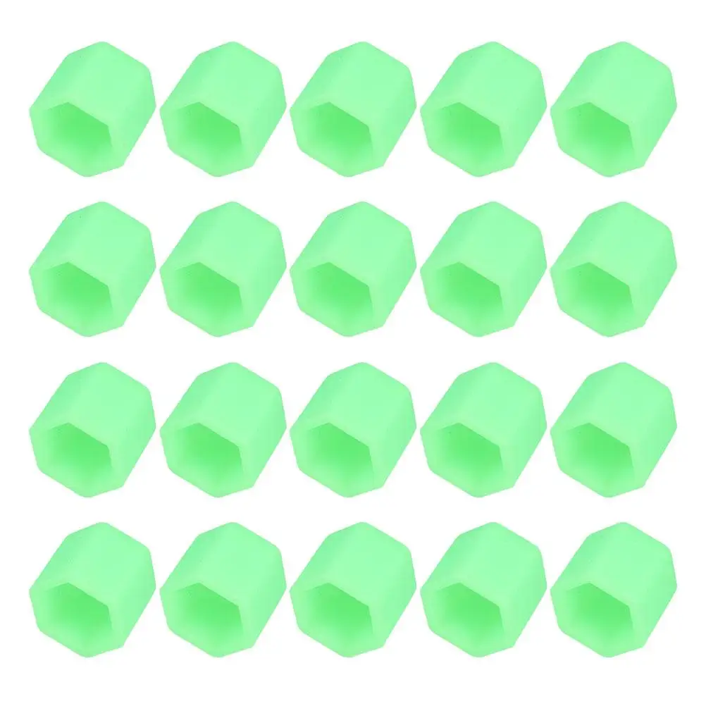

20 Pcs Glow in Dark Wheel Lug Covers Hexagonal Nut Caps for Car Tire Bolts Replacement Parts Car Wheel Nut Caps Lug Nuts Cover