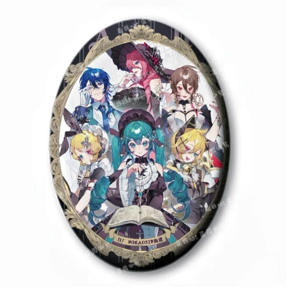 New Piapro Characters Badge Hatsune Miku Kagamine Rin Anime Peripheral Cute Originality Family Portraits Schoolbag Pendant Gift