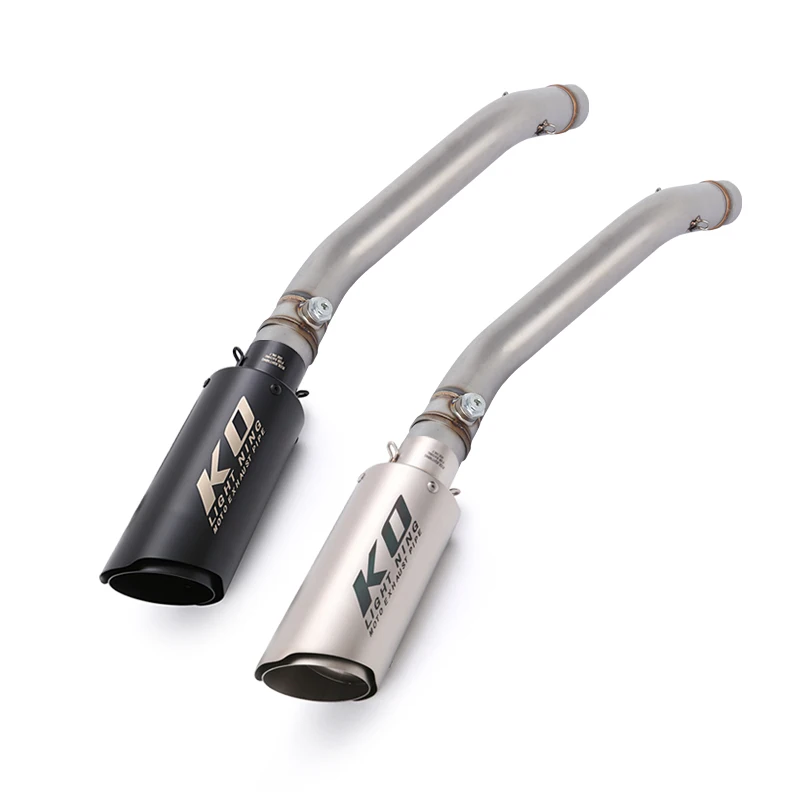 

ZX6R Slip On For Kawasaki Ninja ZX6R 2024 2025 Exhaust Muffler Motorcycle Mid Link Pipe Stainless Steel Escape DB Killer