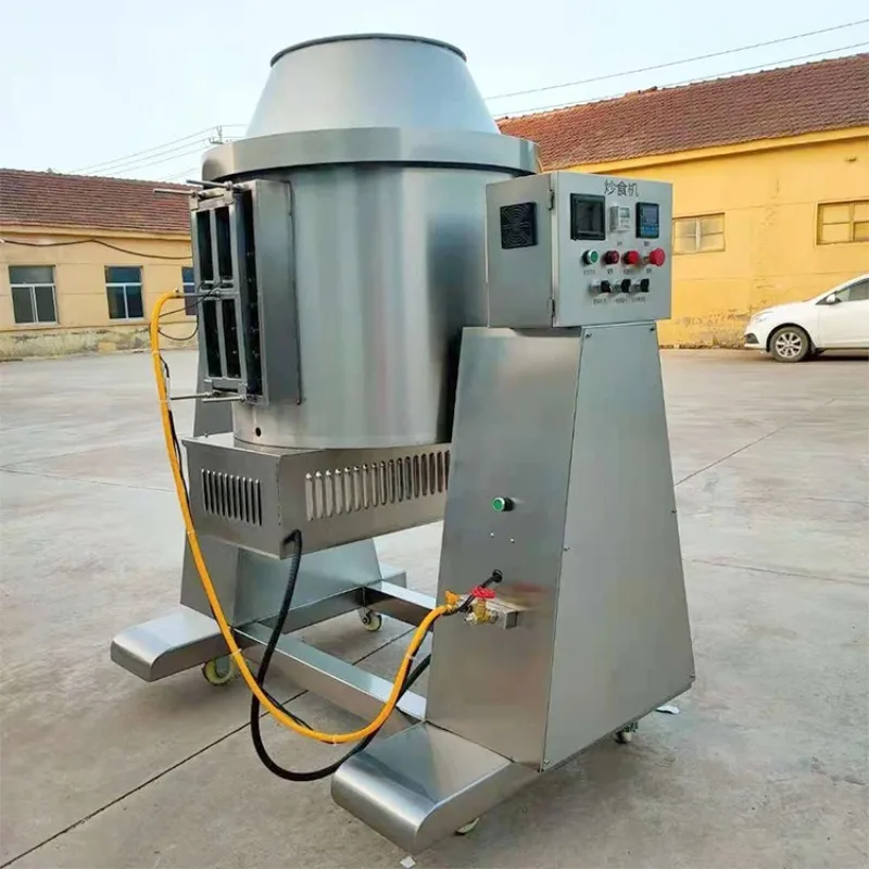 Automatic Vegetable Stir-fryer Cooking Machine Drum Fried Rice Cooking Machine for Sale