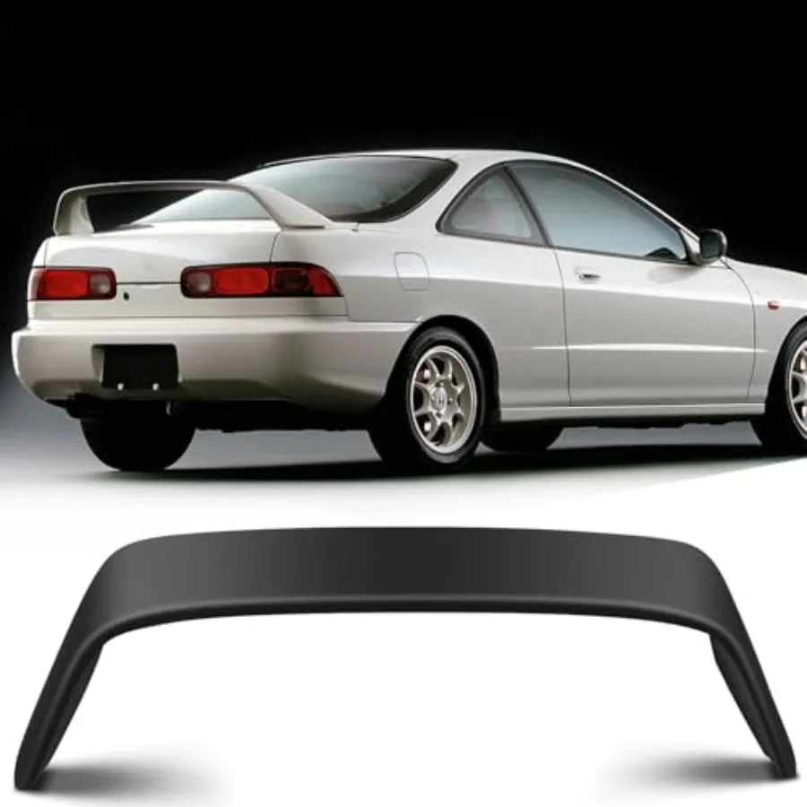 

Spoiler Wing Fits for 1994-2001 Acura Integra Hatchback Matte Black Type-R Style Rear Trunk Spoiler Wing
