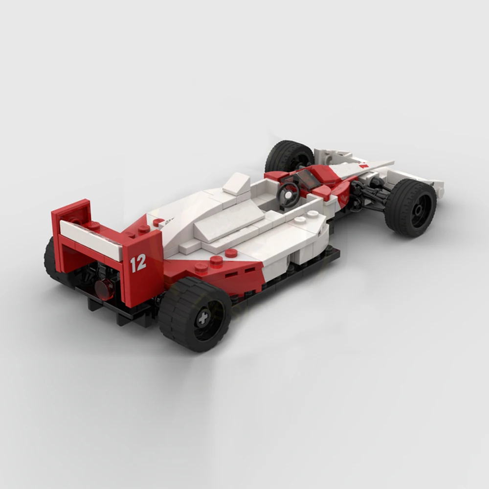 New Technical MOC-59664 SuperMP4/4 Team Stake SuperRace Car Model Buiding Kit Creators Block Bricks Kid Toys Birthday Gifts