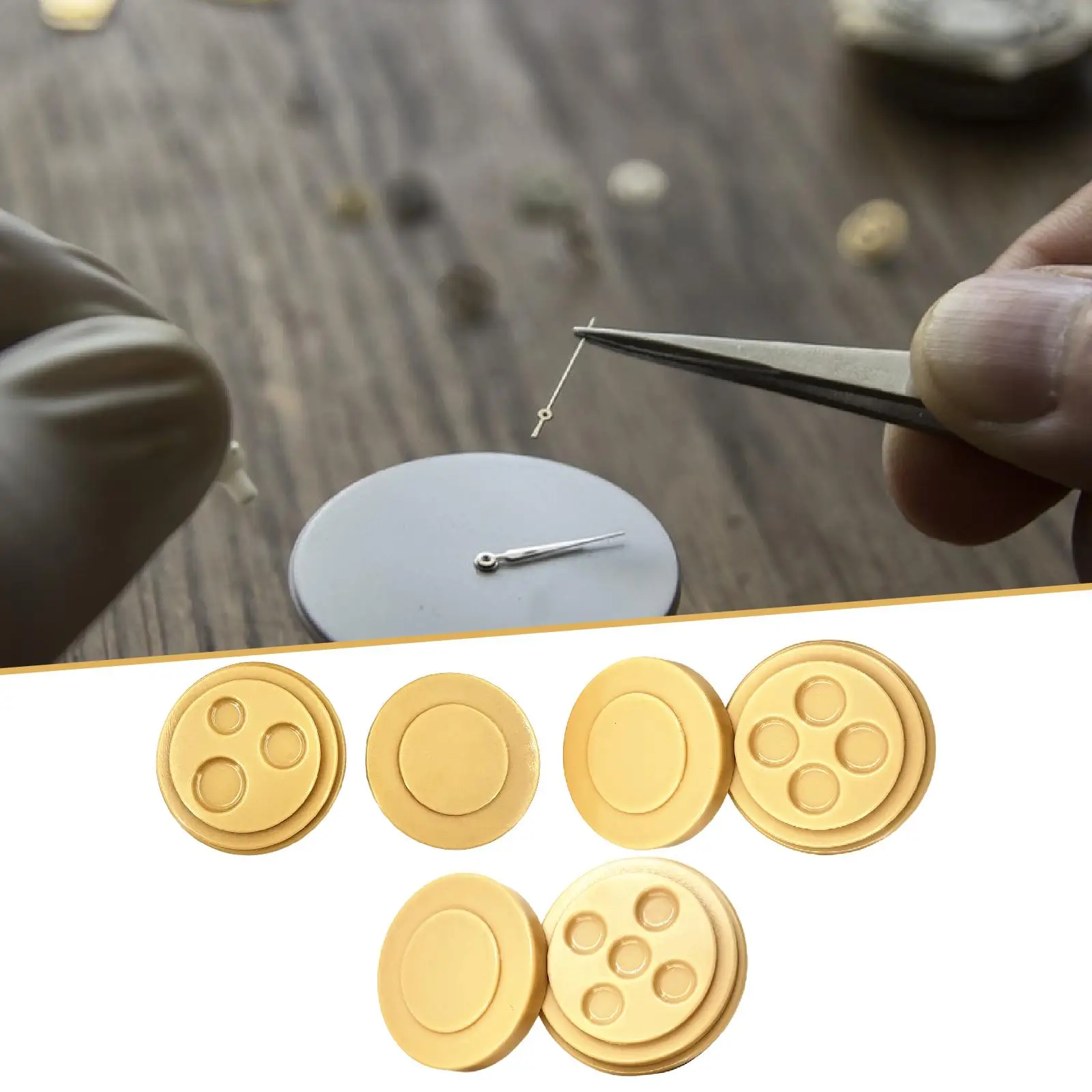 مشاهدة كأس الزيت إصلاح تنوعا الملحقات العملية الكبار المنزل استخدام متعددة الأغراض قابلة لإعادة الاستخدام مريحة ساعة مصلح طبق الزيت #2