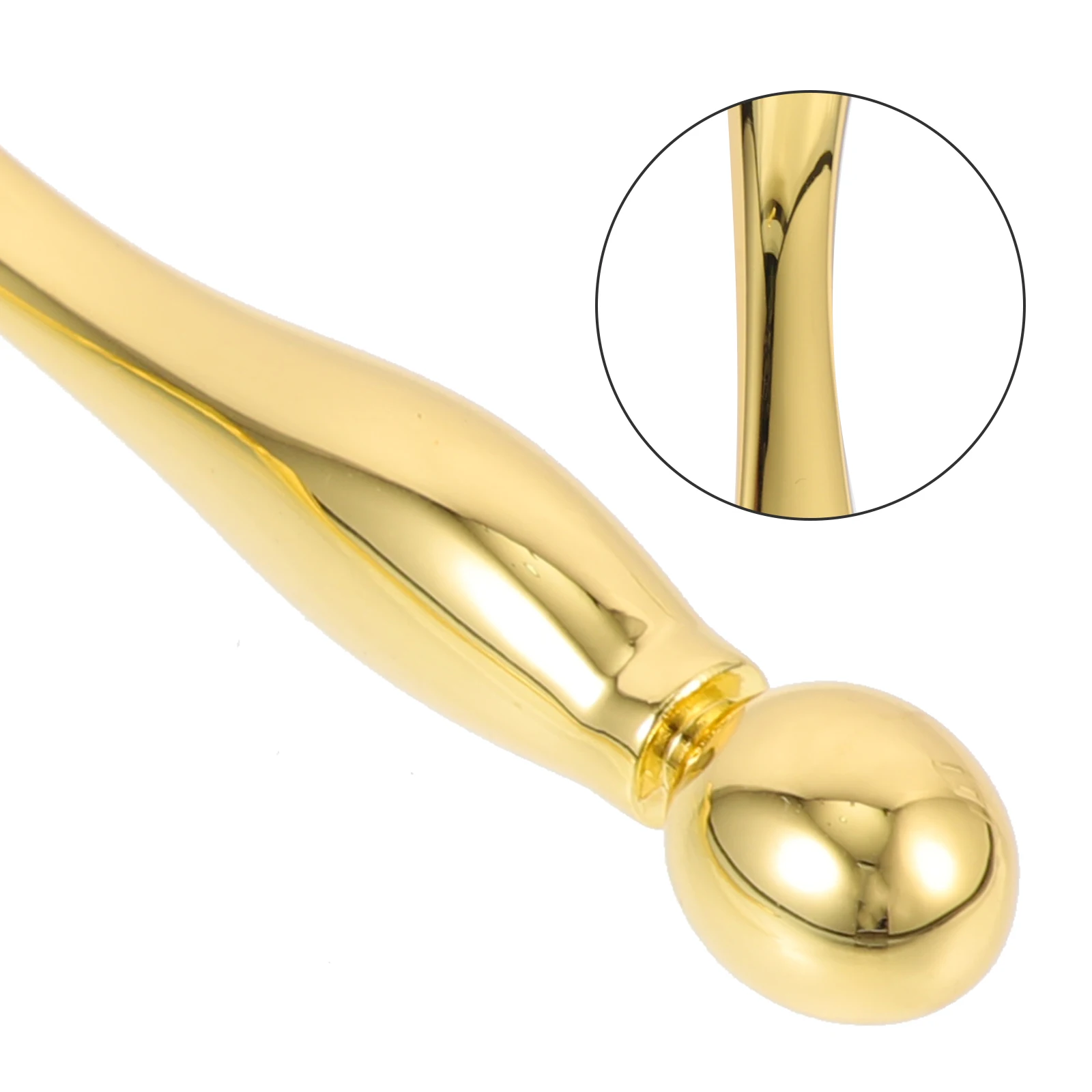 

2pcs T Shape Eye Cream Stick Rose Gold 10cm Eye Massager W Face Sculpting Tool Makeup Spoon Anti Puff Roller Wrinkle