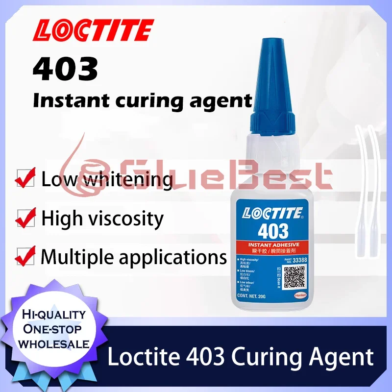 Loctite 403 Instant Dry Metal Plastic Rubber Strong Multi-purpose Curing Agent Original Product