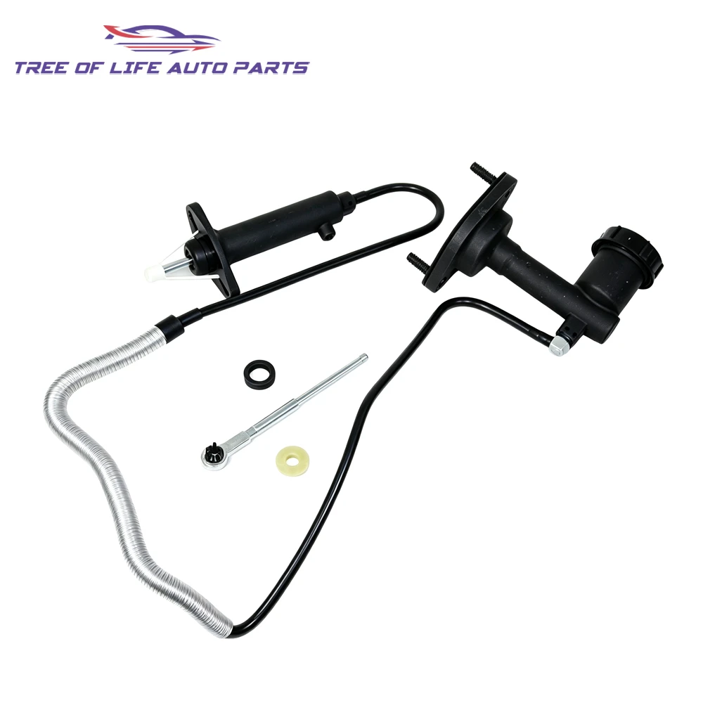 For Jeep Wrangler 2.5L 4cyl 4.0L 6cyl 1997 1998 1999 2000 2001 2002 Clutch Master & Slave Cylinder Assembly 5130101100 CC649061