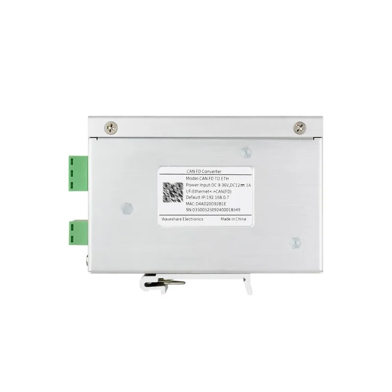 SKU-32598 Waveshare CAN FD محول البروتوكول، CAN FD إلى ETH اتصالات البيانات ثنائية الاتجاه، يدعم 5 أوضاع تحويل البيانات