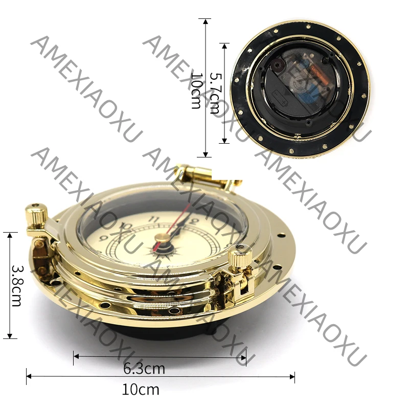 Roman retro quartz clock RV yacht dedicated Auto Gauges Clocks