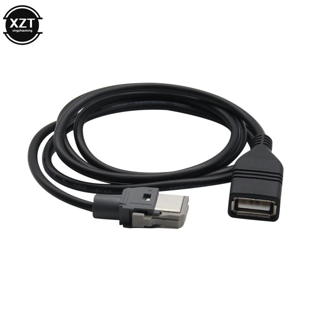 

Car Media host USB Interface Cable Adapter Original USB Connection Cable for Peugeot RD45 307 408 407 508 C4 C5 Car Accessories