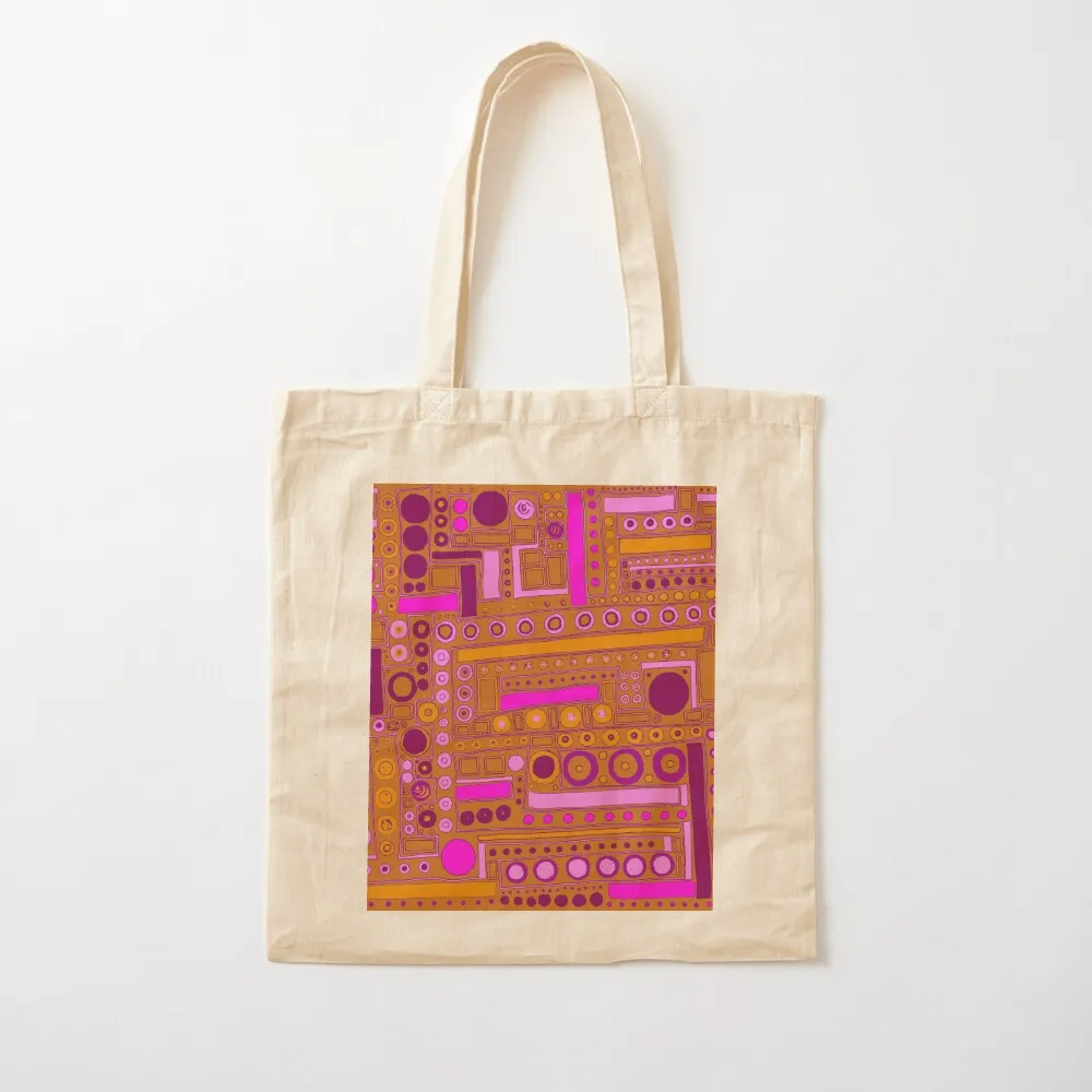 

Pink, Purple, Yellow, and Orange Maze Tote Bag Eco bag sacs de shopping tote bag