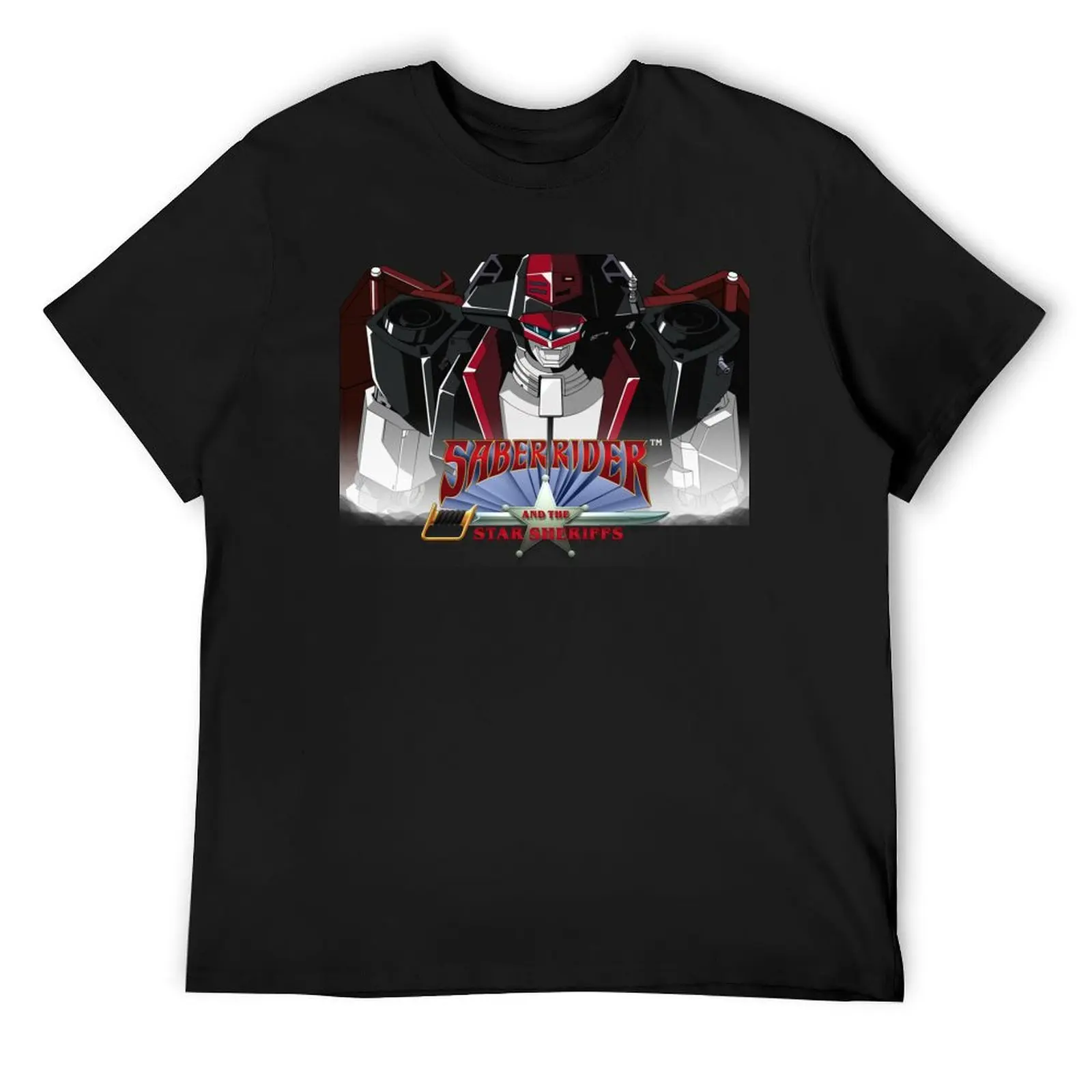 Футболка Saber Rider Ramrod, винтажные футболки большого размера в тяжелом весе, мужские футболки с рисунком рэпера, футболки для мужчин