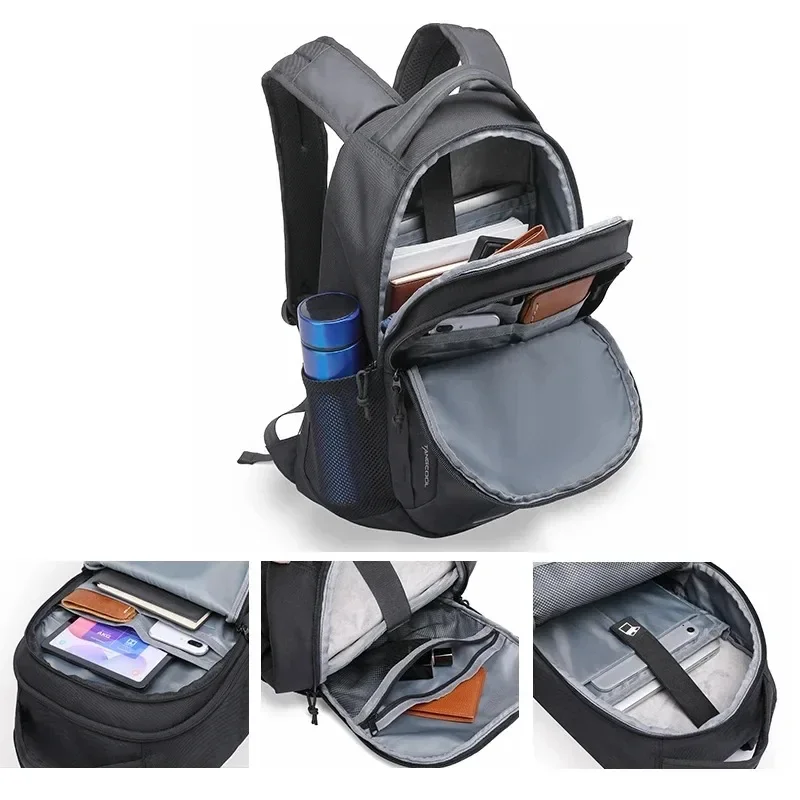 Men Large Capacity Backpack Multi-function 15.6 Inch Laptop Backpack For College Students Waterproof Travel Bag Pack For Male