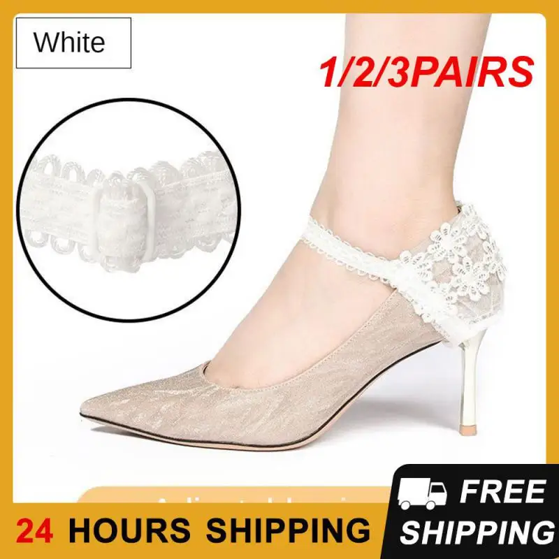 1/2/3PAIRS Fixed Strap Convenient Lace High Heel Straps Shoe Accessories Lace Ankle Straps High Elasticity Adjustable Strap