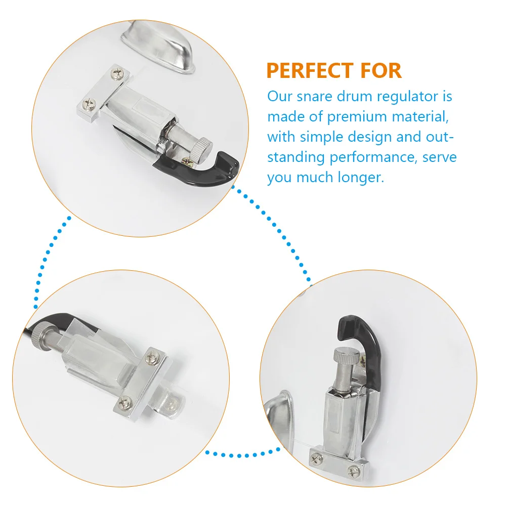 

Snare Drum Regulator Zinc Alloy Strainer Replacement Part for Marching Drums Lightweight Metal Tensioner Suitable Various