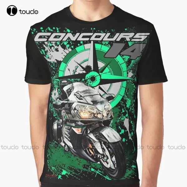 Concours 1400 Gtr Graphic T-Shirt Custom Aldult Teen Unisex Digital Printing Tee Shirts Funny Art Streetwear Cartoon Tee Xs-5Xl