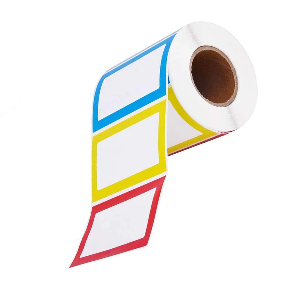 

300pcs Colorful Label Stickers Blank Self Adhesive Classification Marker For Office Home School Kitchen Price Tag Sticker