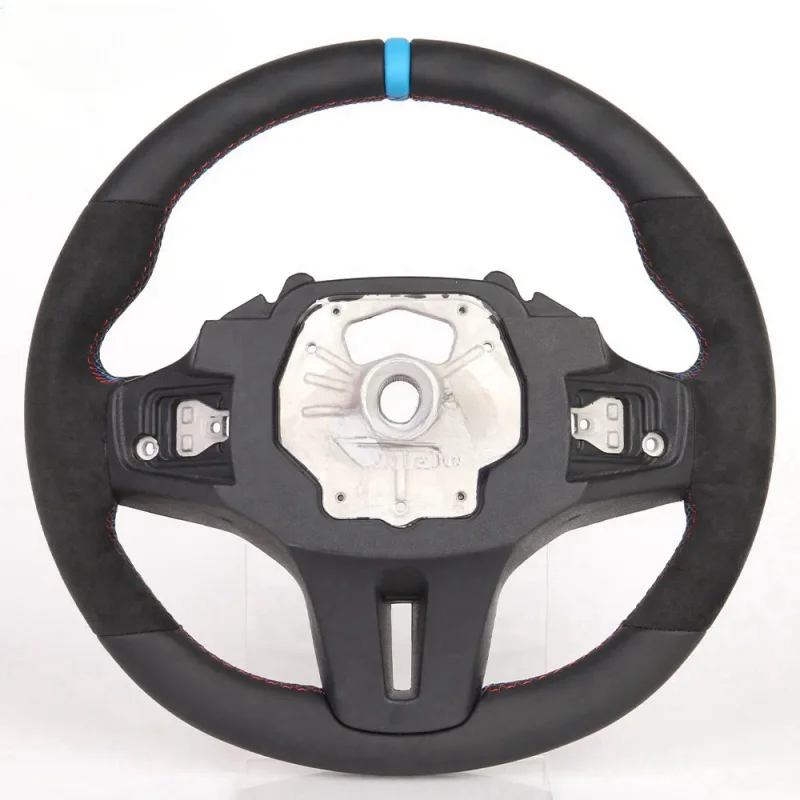 OEM Full Leather Round Steering Wheel For BMW G20 G28 G30 F87 G80 F82 F83 F40 F44