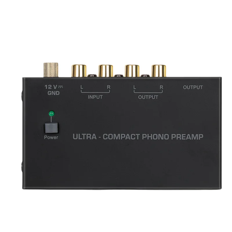 ABSY Pultra-Compact For Vinyl Turntable Phono Preamp With Low Noise Operation Enhanced Audio Conversion Support For Mm Cartridge