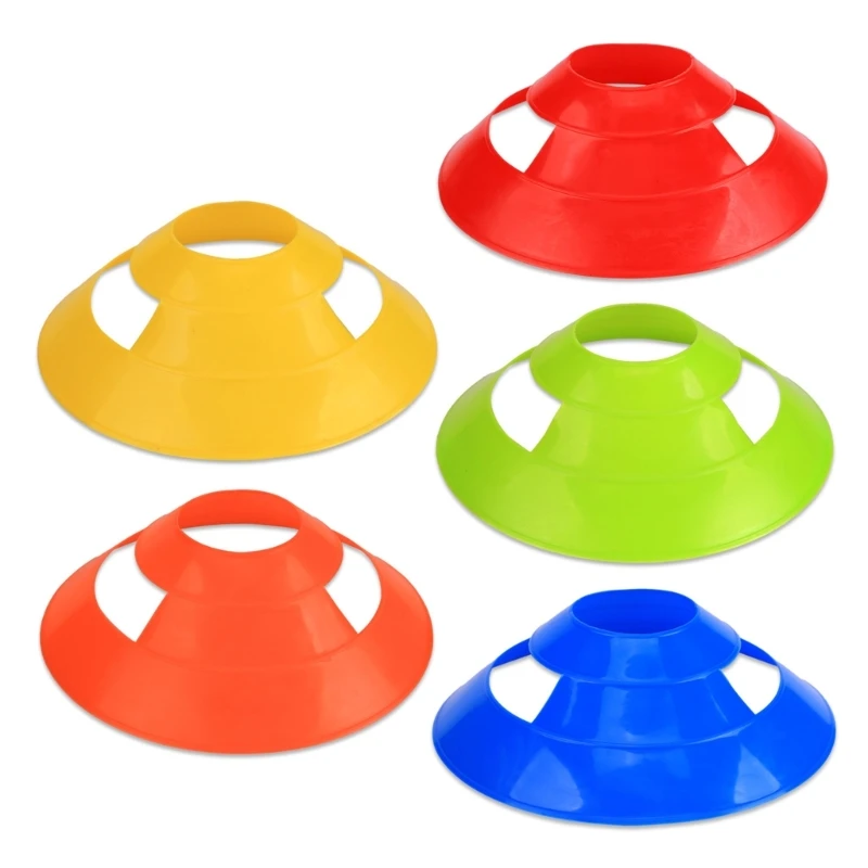 25UC Football Cones Disc Cones Soccer Agility Cones Sport Training Cones Colorful Field Marker Plastic Cones For Basketball