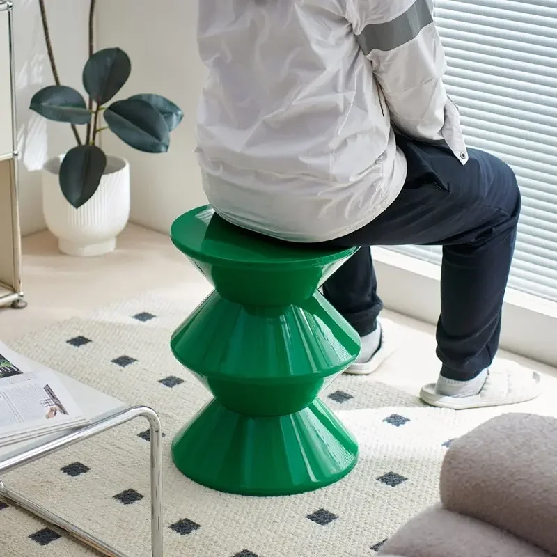 Furniture Home Mini Small Apartment Designer Living Room Small Round Table Creative Bedside Table Side Tables End Tables image 4