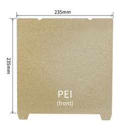 Double sided PEI hot bed sticker 235x235mm For Ender 3/Ender 3 Pro/Ender 3 V2/Ender 3 Neo 3d printer