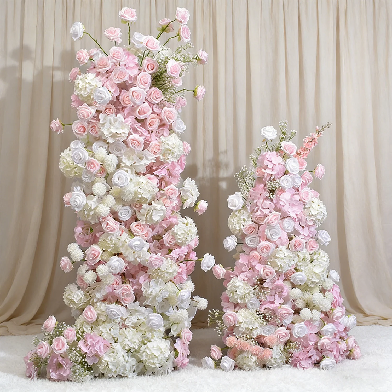 Uflower 5D Pink White Rose Bab - đánh giá và giá Wedding Arch Flower