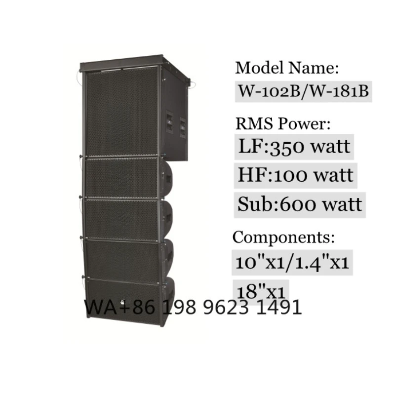 10 Inch Active Line Array PA Speaker System High Quality Professional Audio for Outdoor Stage Church Live Performance Event
