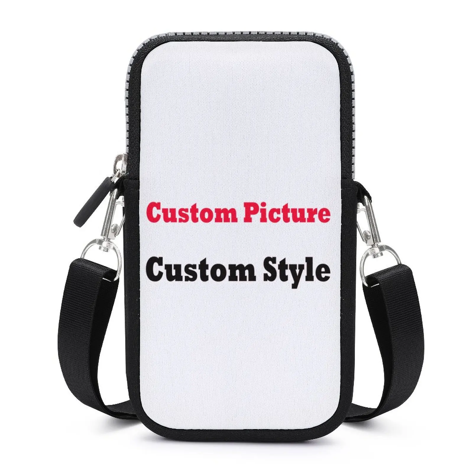 

Настраиваемый чехол для хранения мобильного телефона с рисунком, регулируемая сумка через плечо, водонепроницаемая ткань, подходит для спортивной одежды