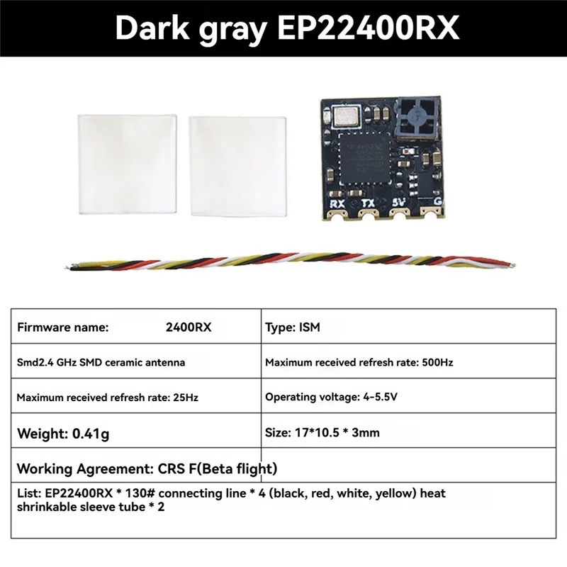 A34M-EP2 2400 RX ELRS 2.4Ghz RX EXPRESSLRS 2.4G استقبال لطائرات بدون طيار FPV طويلة المدى كوادكوبتر
