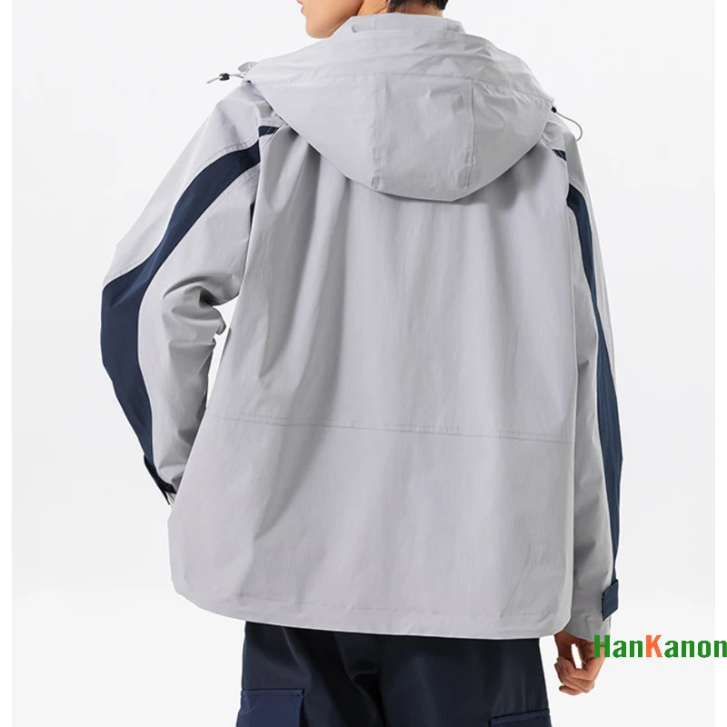 All-Weather Protective Jacket Men's Outdoor Jacket, Casual Everyday Jacket