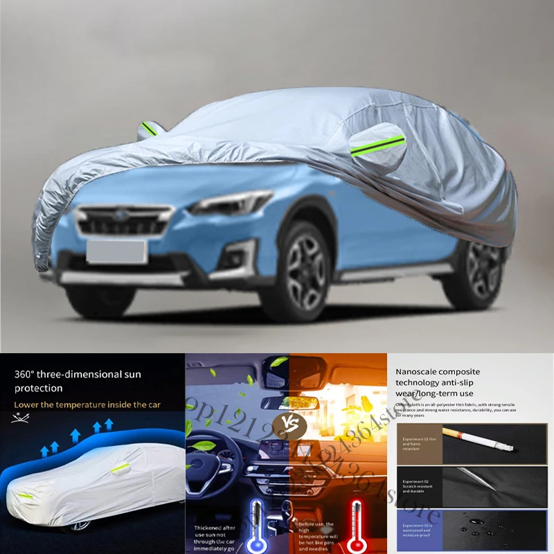 

For Subaru XV Auto Anti snow Anti dust Anti-uv Anti peeling paint And Anti Rainwater 210t car cover Car cover protection