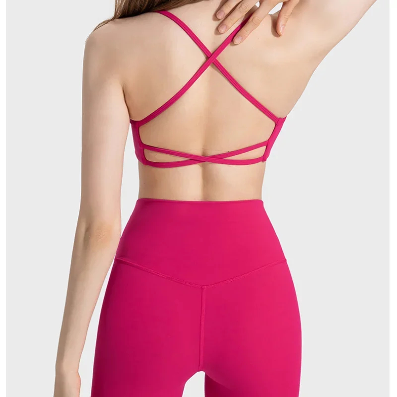 Effen Kleur Yoga Strakke Sportbeha 'S Voor Dames Fitness Met Rits Beha Sportkleding Vrouw Gymtraining Vrouwelijke Crop Tops