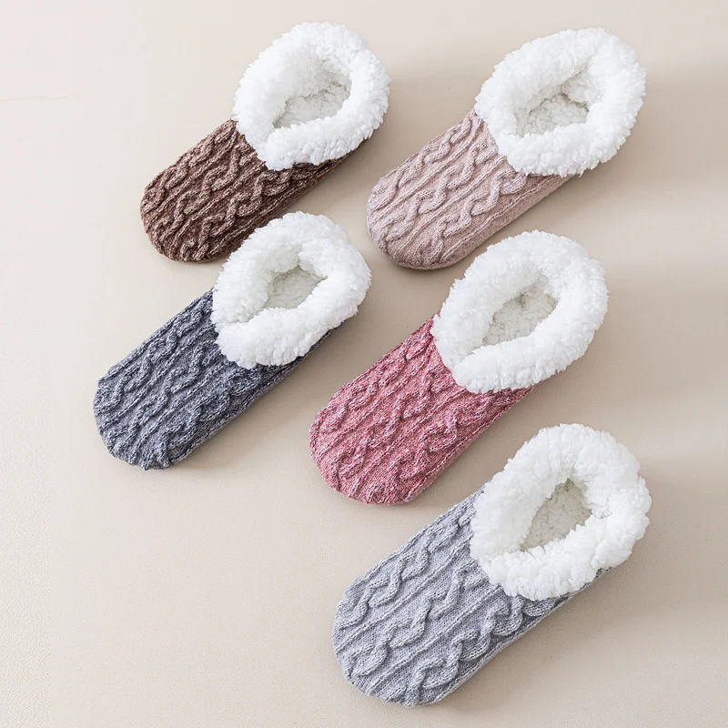 Women's Coral Fleece Calf Socks, Fall Winter Thick Warm Couple Home Sleeping Socks, Postpartum Maternity Long Socks