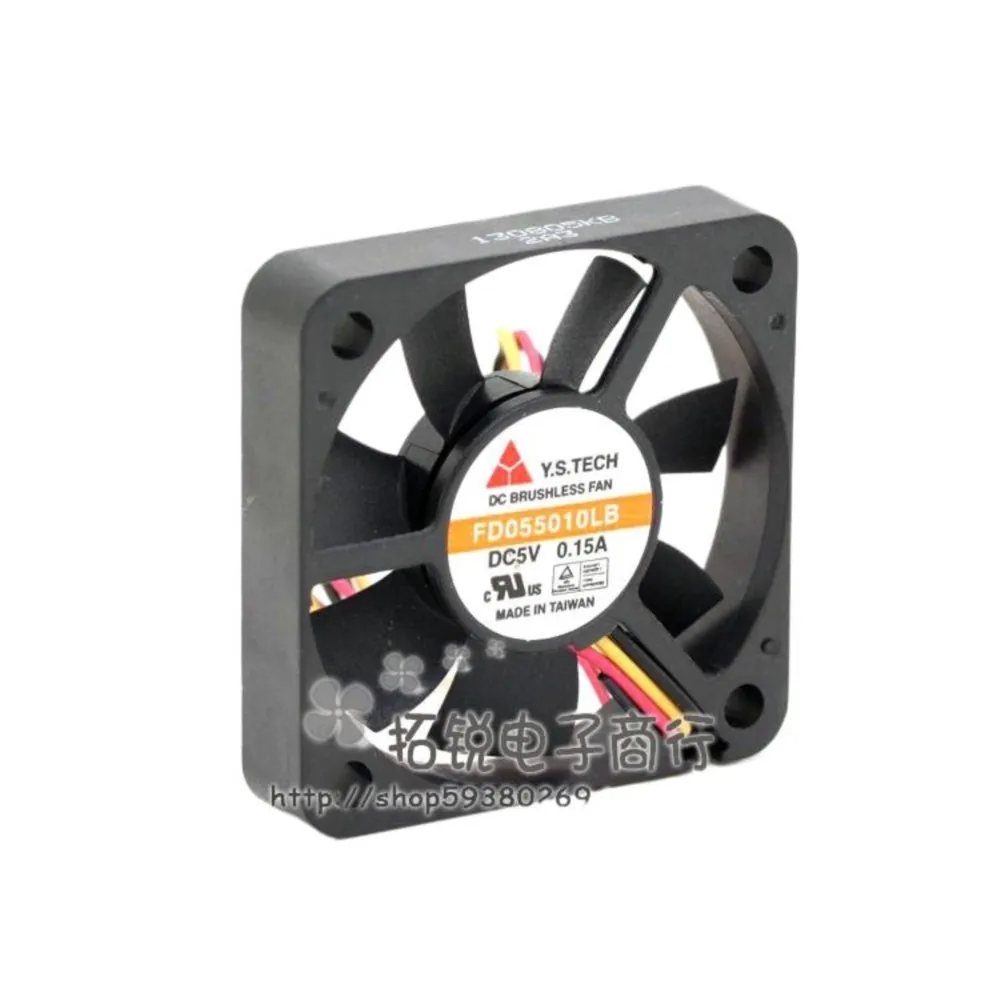 Yuanshan Y.s.tech Fd055010lb 5v 5010 0.15a Three-Wire Cooling Fan Can Be Connected To USB