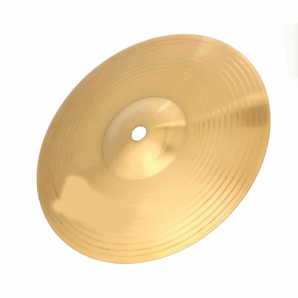​Brass ​Drum Cymbal​ ​Gold ​10 Inch/8 Inch ​Ride Cymbal​ Drum Set Crash Cymbal​ ​Crash Cymbals​
