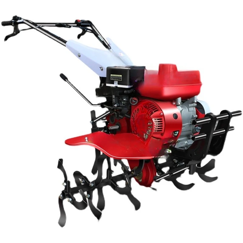 

Small multifunctional household rotary tillage machine translation soil loosening ditch tillage machine