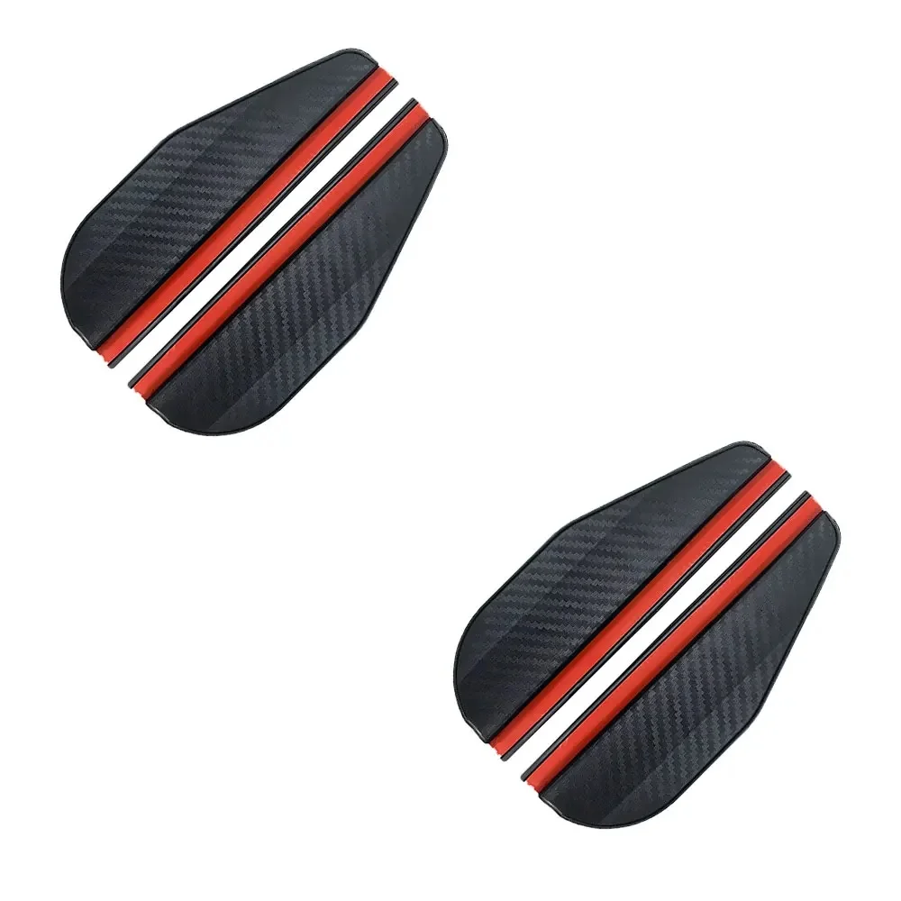 Universal Car Rearview Mirror Rain Guard Carbon Fiber Waterproof Sun Visor Eyebrow Clear Vision Protective Auto Mirror Accessori