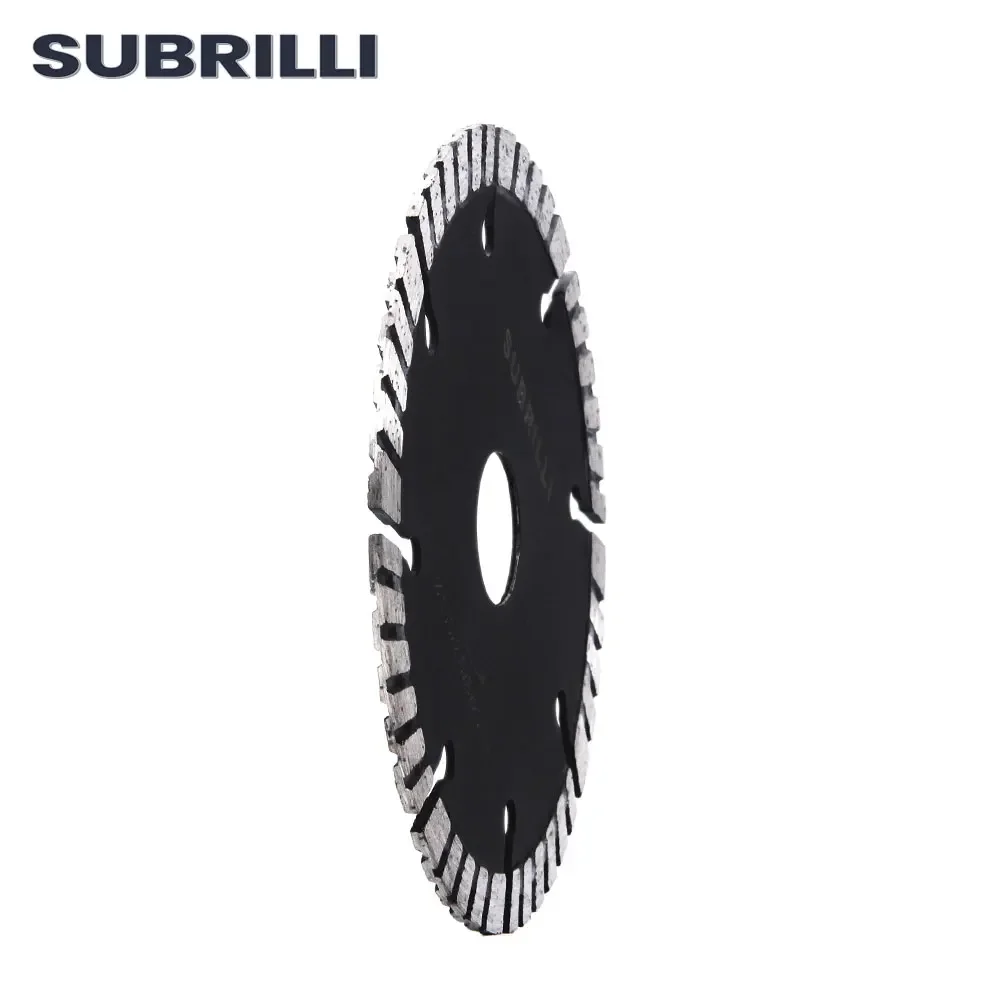 SUBRILLI 4 "الماس توربو شفرة المنشار للقطع الجاف الاسمنت 105 مللي متر تموج الساخن ضغط أسطوانة تقطيع عجلة لوحات ثقب داخلي 20 مللي متر