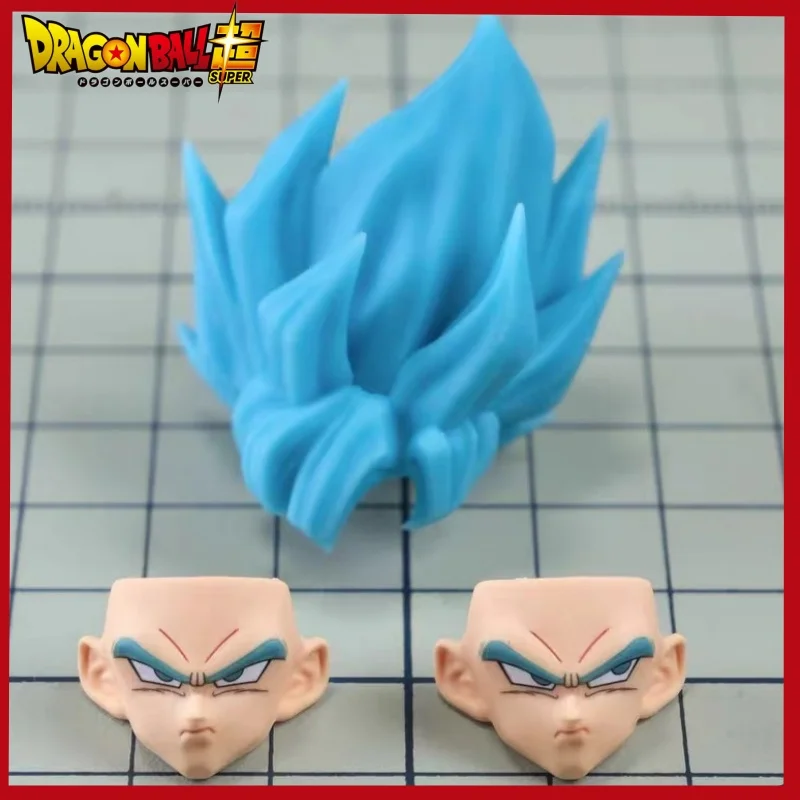 

New Nono Dragon Ball Z Shf Super Saiyan Action Figure Blue Son Goku Head Model Collectible Anime Toys Accessory Gifts Toys