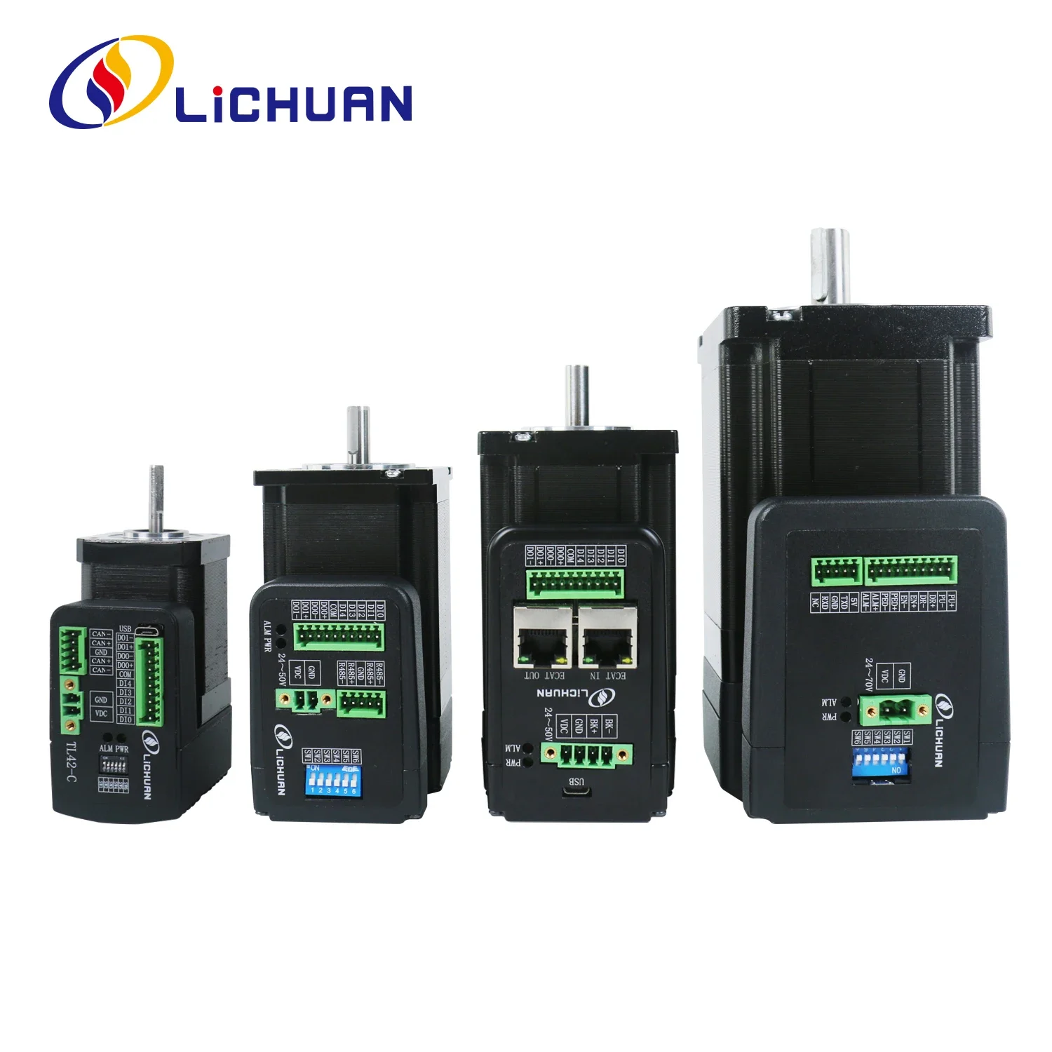 2026 Lichuan 1/2/3N.m Stepper Motor 36V 4A 1000PPR 2Phase Nema23 Closed Loop Integrated Stepper Motors Driver for Automated Mach