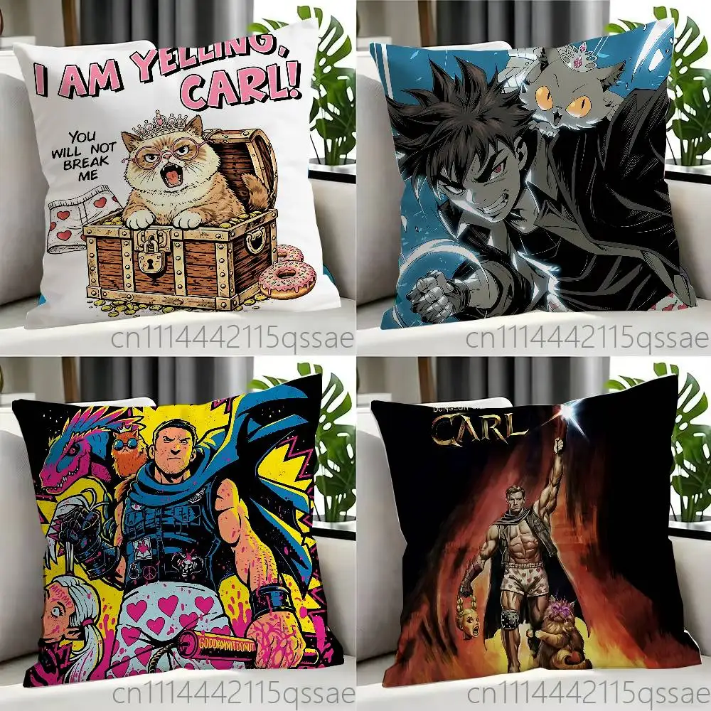 FOR Dungeon Crawler Carl DCC Pillow case Printed Polyester Throw Pillow Cover Decorative Sofa Cushion Pillowslip Home Decor