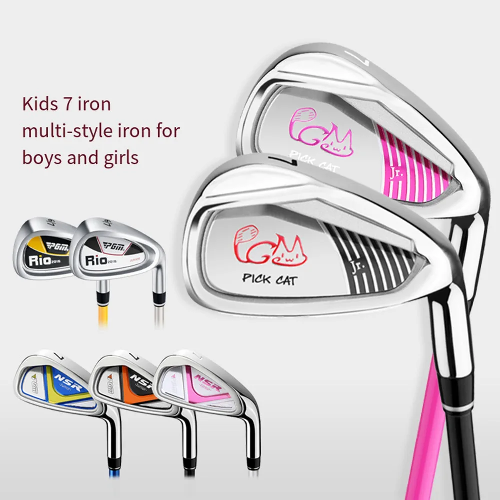 PGM Kids Golf Graphite & Steel Ultra- light Junior Club Right Handled Children’s Club Rubber grip JRTIG006